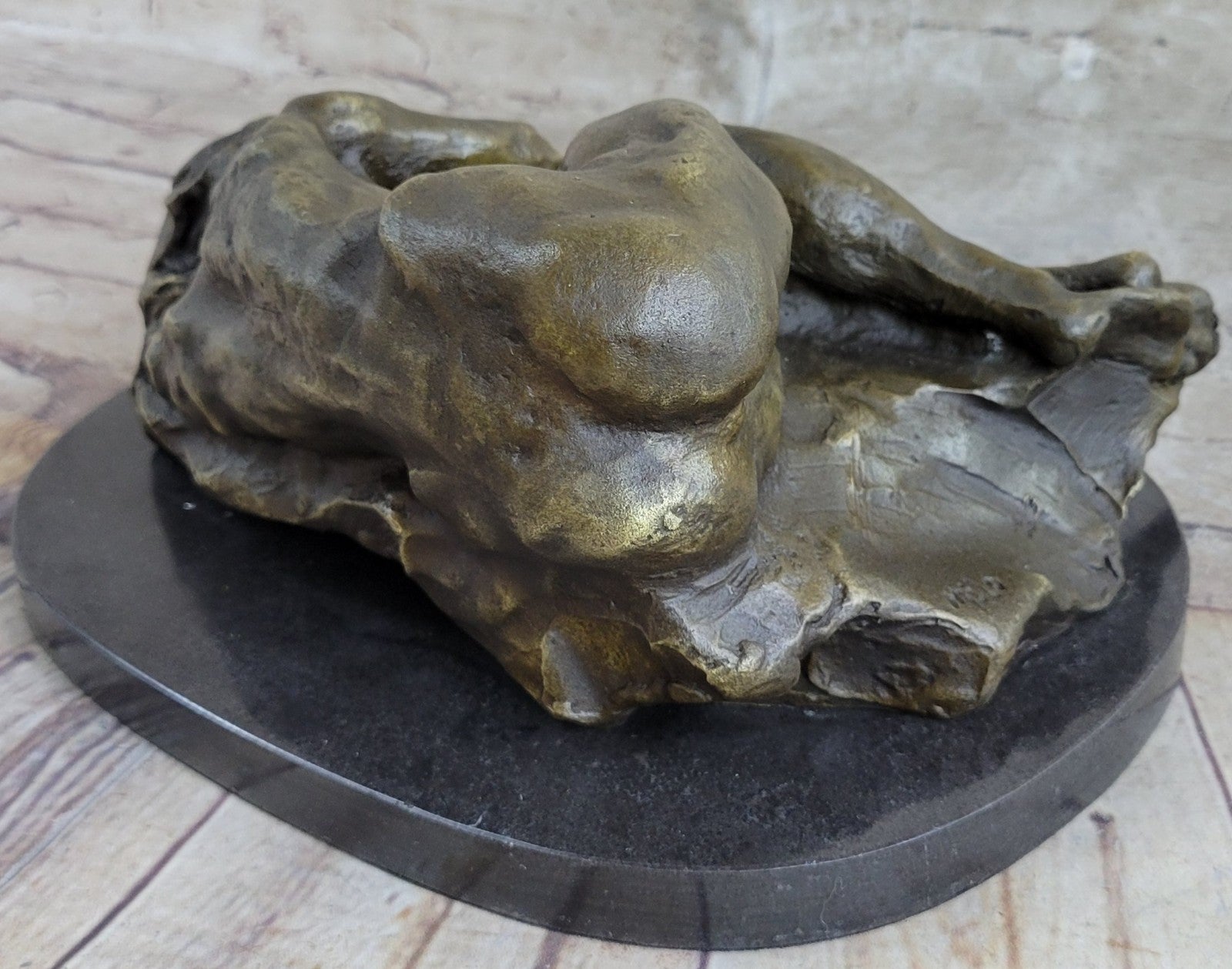BRONZE NUDE WOMAN Girl Model Erotic Risque sculpture statue Figure Figurine