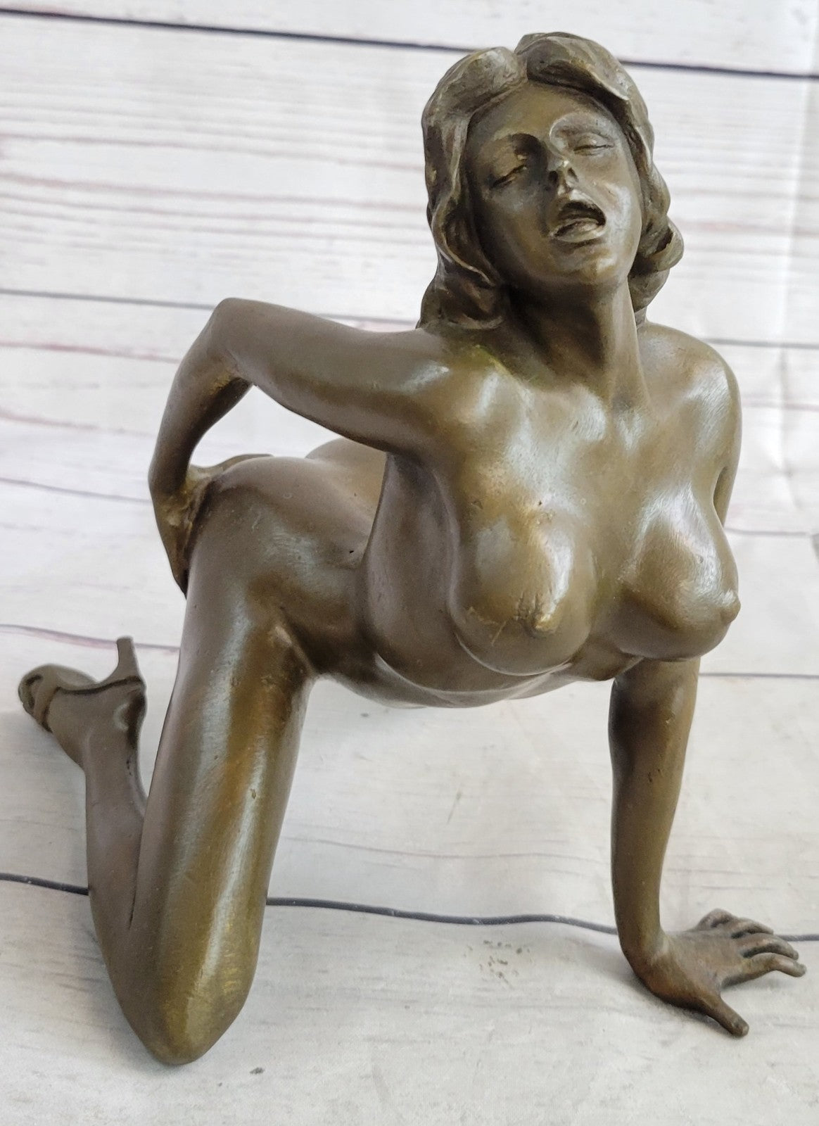 Hot Cast Sexual Sex Erotic Nude Love Bronze Sculpture Statue Signed Figure Sale