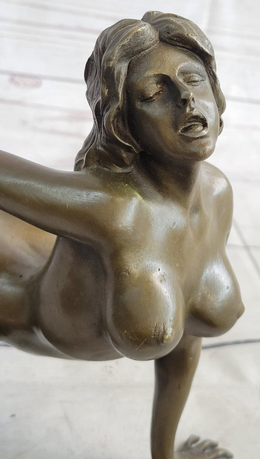 Hot Cast Sexual Sex Erotic Nude Love Bronze Sculpture Statue Signed Figure Sale