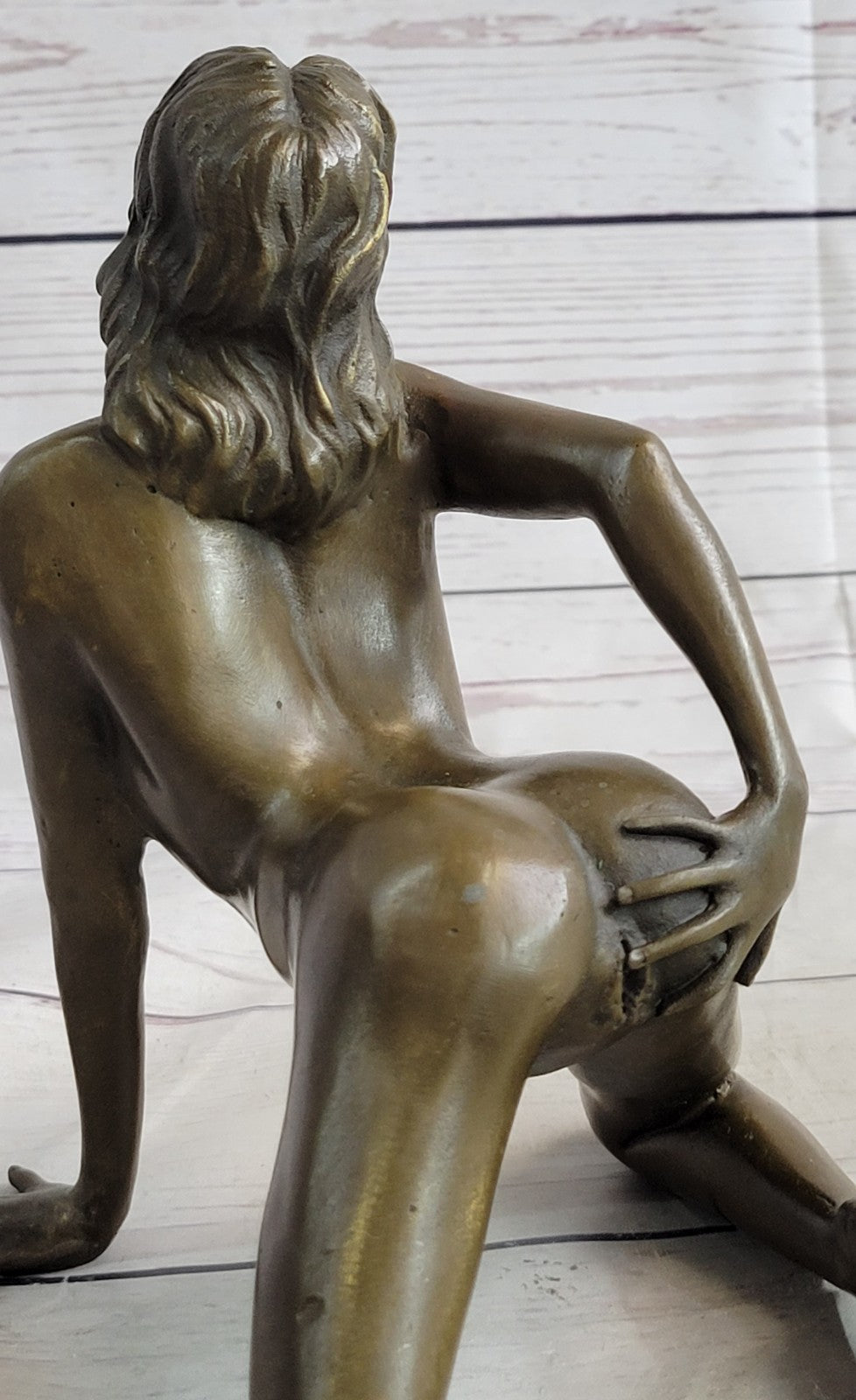 Hot Cast Sexual Sex Erotic Nude Love Bronze Sculpture Statue Signed Figure Sale
