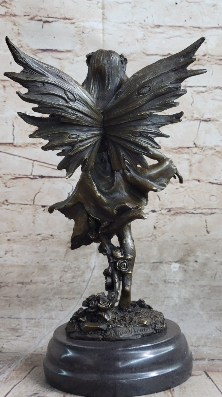 Handcrafted bronze sculpture SALE by VITALEH Italian Artist Angel Fairy Gift