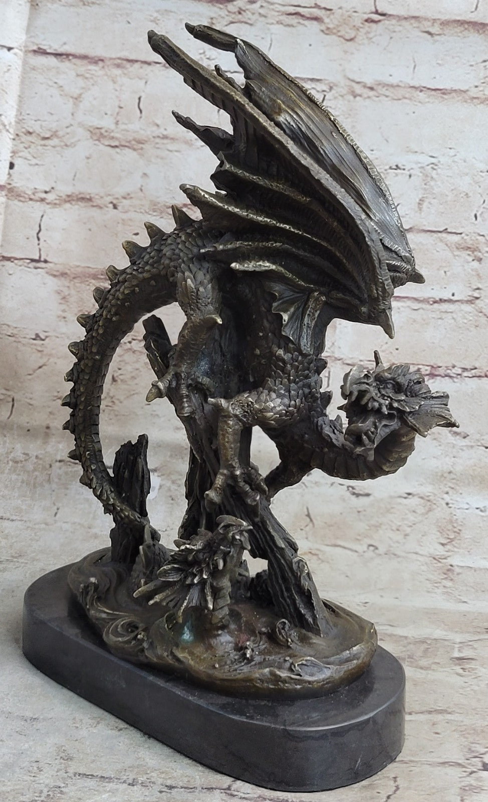 Handcrafted bronze sculpture SALE Art Asian Chinese Dragon Home Decoration Decor