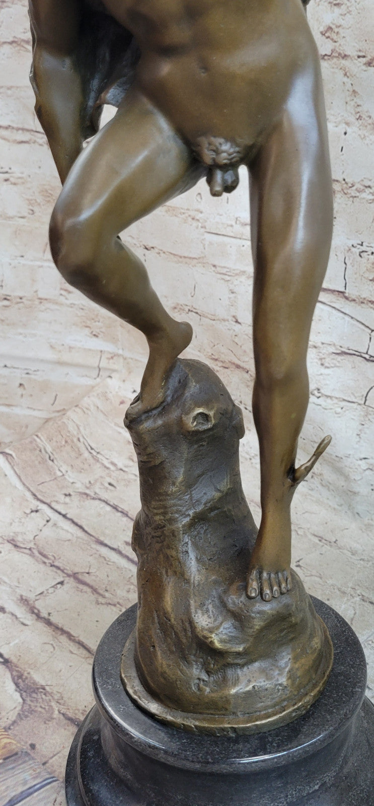 Statue Sculpture Mercury Art Deco Style Art Nouveau Style Bronze Signed Figurine