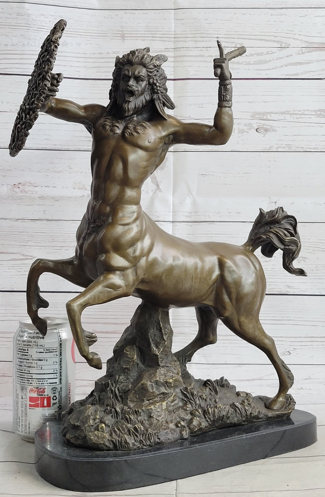 Male Centaur Mythological Creature bronze sculpture statue Hand Made Decor Art