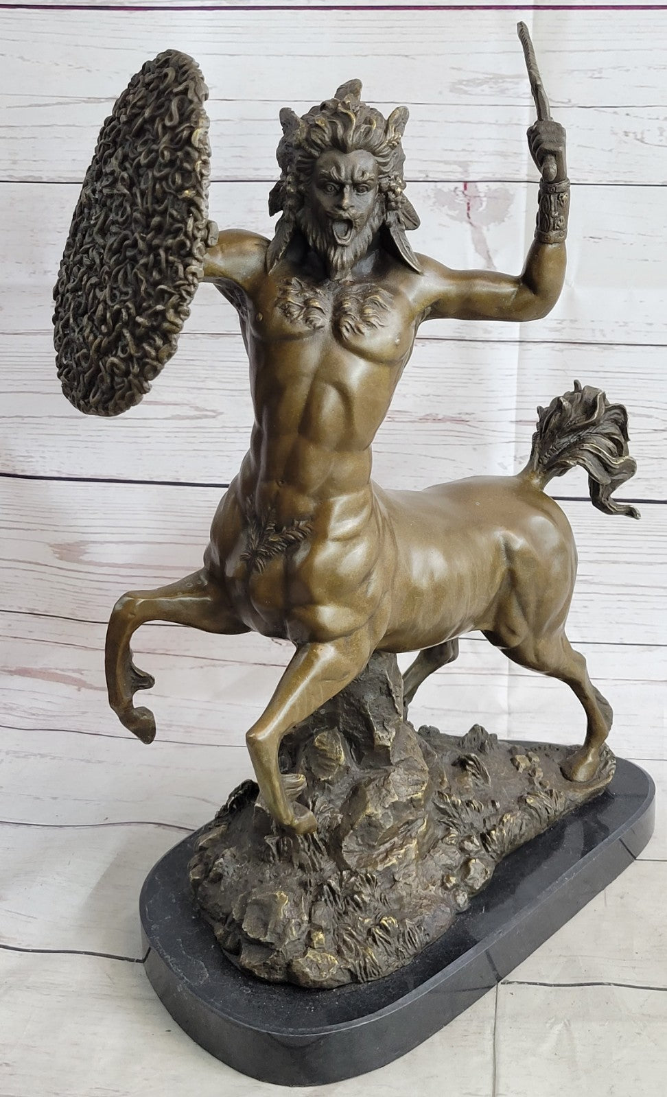 Male Centaur Mythological Creature bronze sculpture statue Hand Made Decor Art