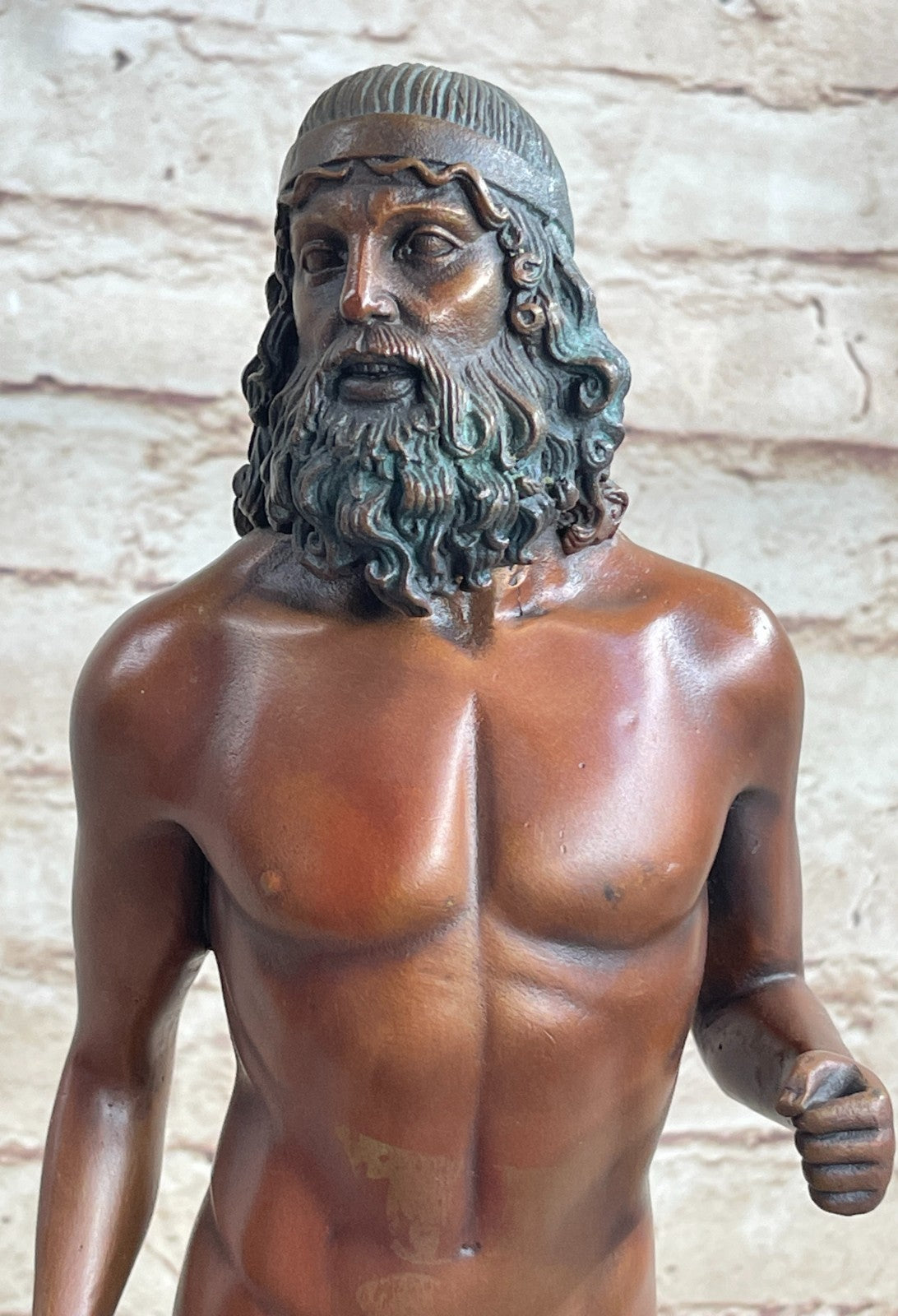 The Artemision Bronze, statue representing Poseidon or Zeus, ancient Greek