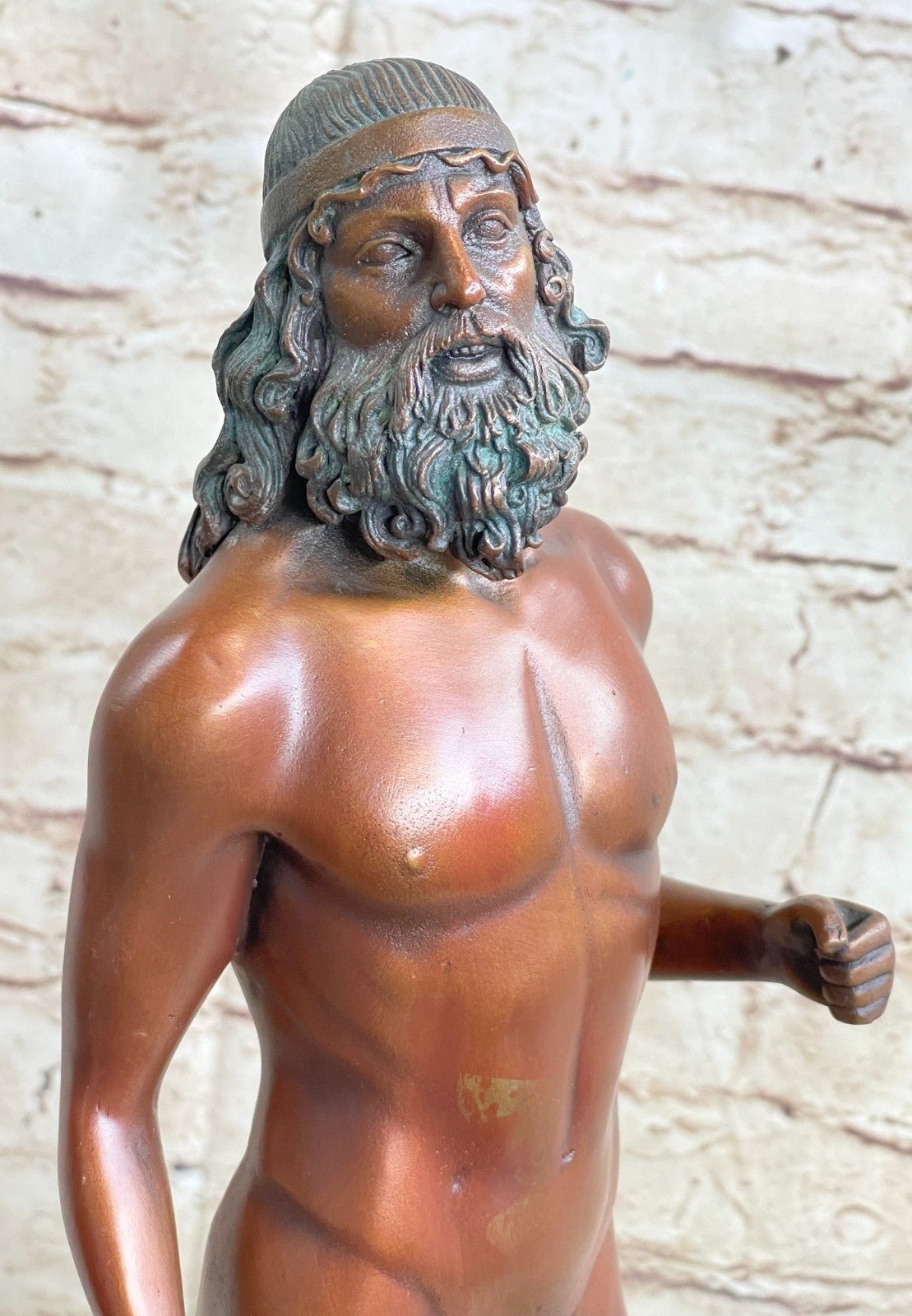 The Artemision Bronze, statue representing Poseidon or Zeus, ancient Greek