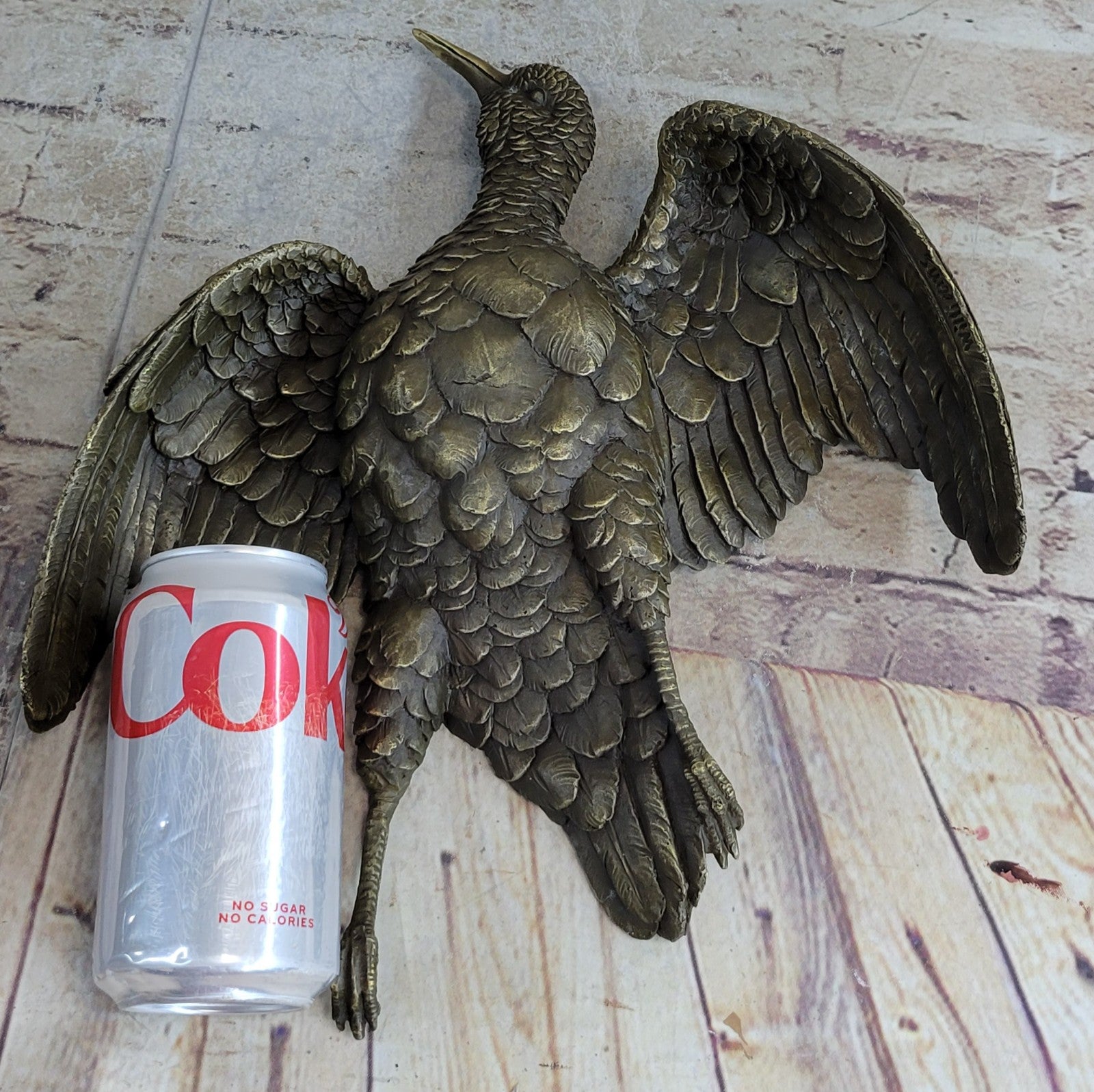 Metal Casting Bronze Eagle Statue Hawk Sculpture  Falcon Bird Decorative