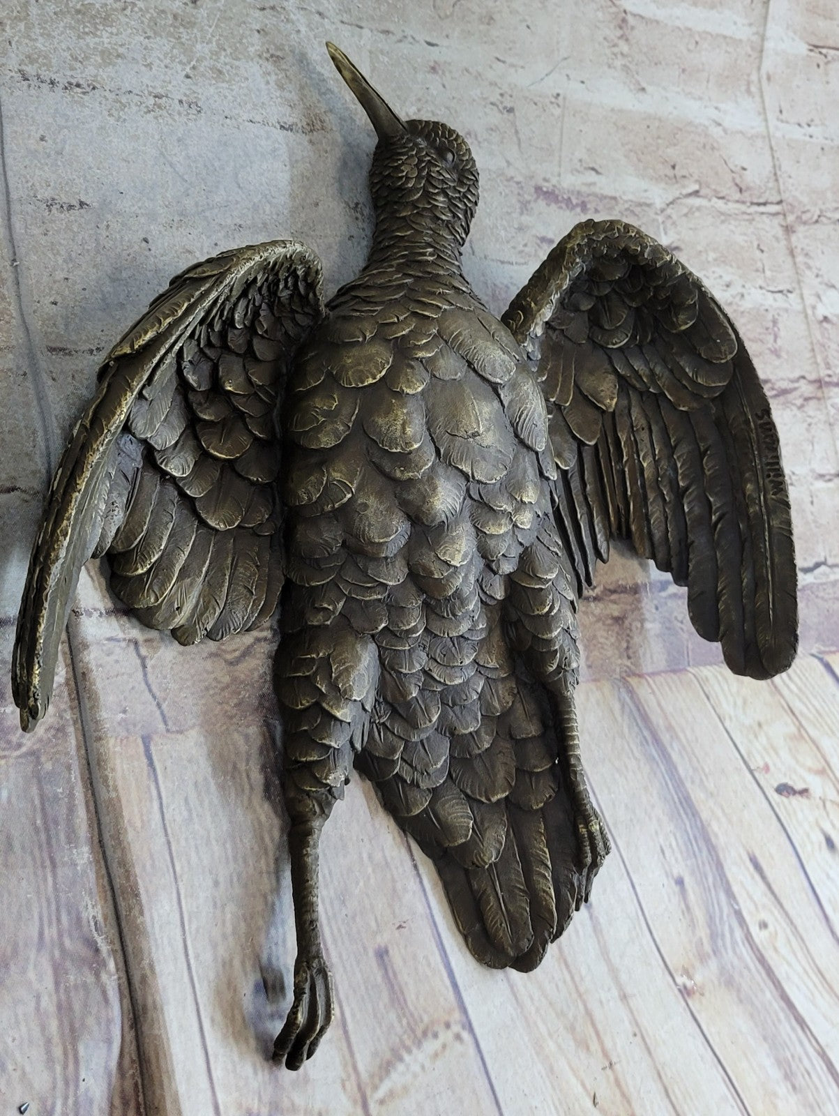 Metal Casting Bronze Eagle Statue Hawk Sculpture  Falcon Bird Decorative