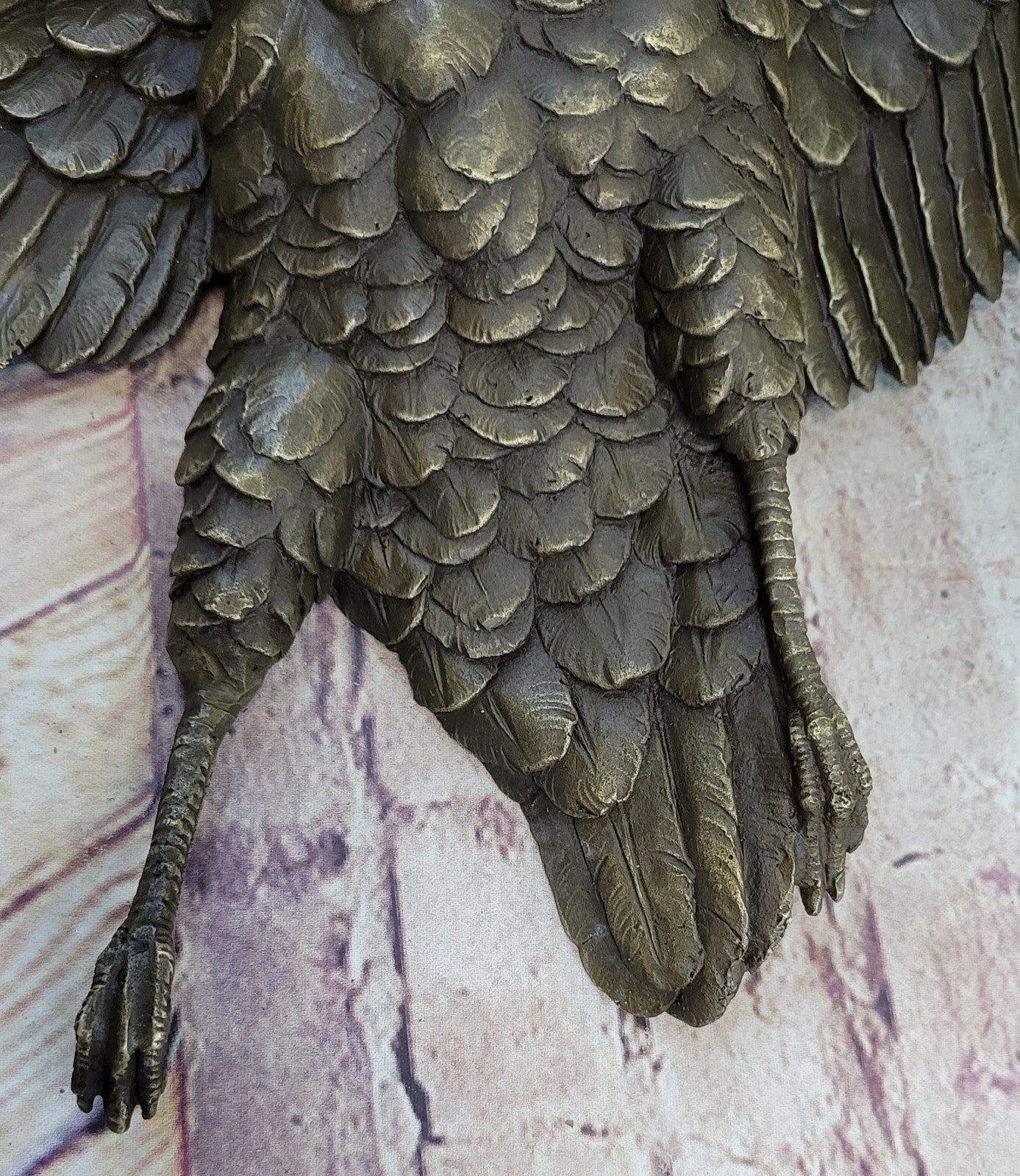 Metal Casting Bronze Eagle Statue Hawk Sculpture  Falcon Bird Decorative