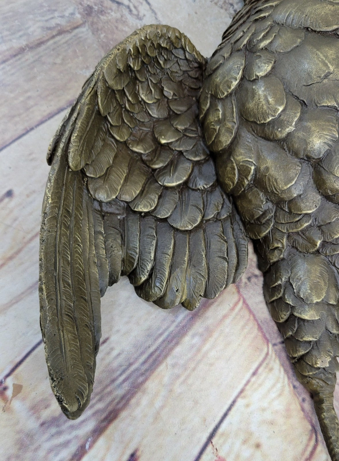Metal Casting Bronze Eagle Statue Hawk Sculpture  Falcon Bird Decorative