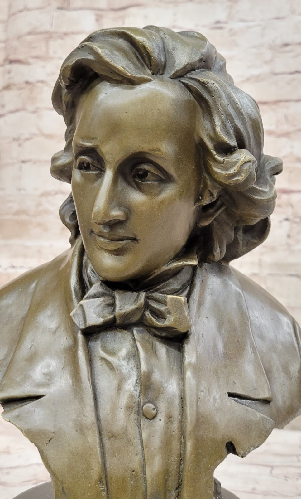 Chopin Bust Museum Quality Bronze Sculpture Statue Figurine Figure Art Deco