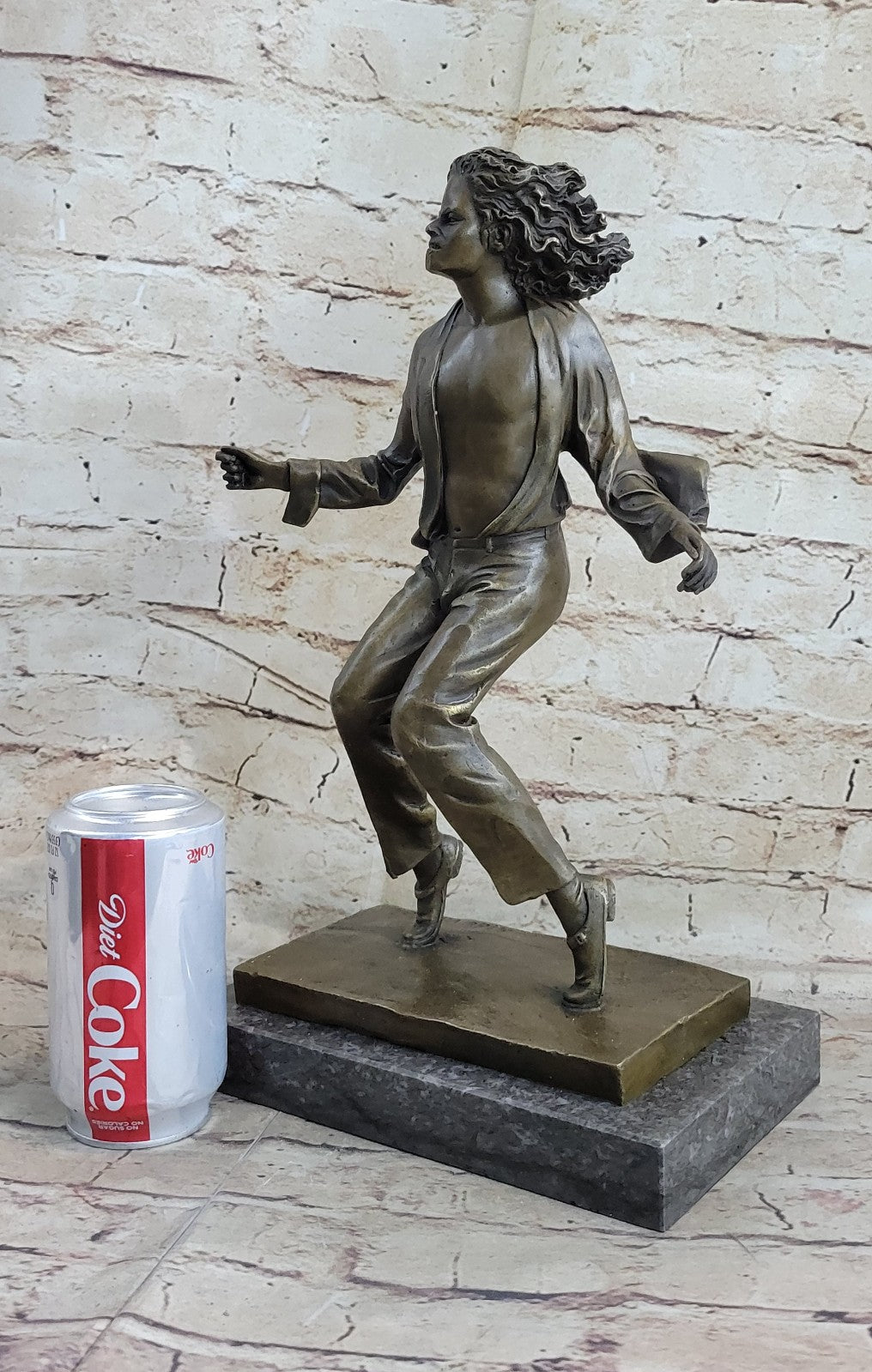 American Icon Michael Jackson Trophy Bronze Singer Memorabilia Sculpture Figure