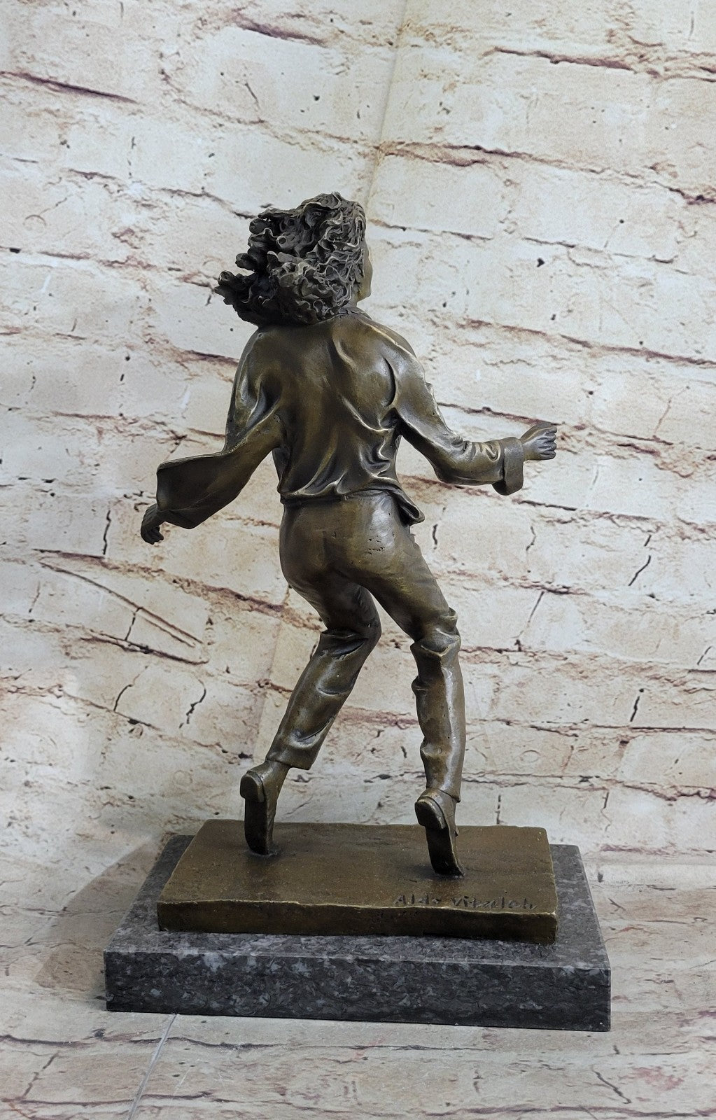 American Icon Michael Jackson Trophy Bronze Singer Memorabilia Sculpture Figure