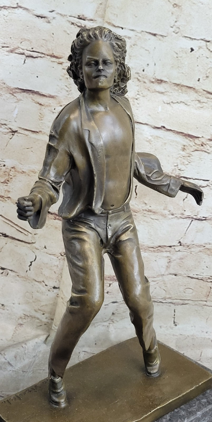 American Icon Michael Jackson Trophy Bronze Singer Memorabilia Sculpture Figure