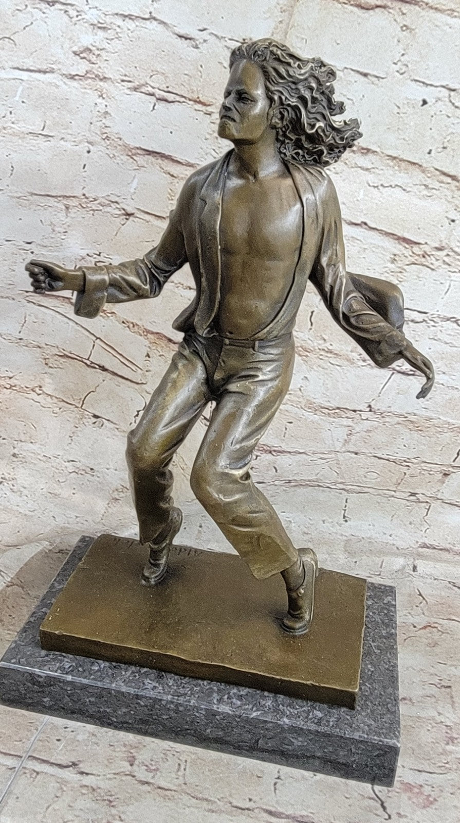American Icon Michael Jackson Trophy Bronze Singer Memorabilia Sculpture Figure