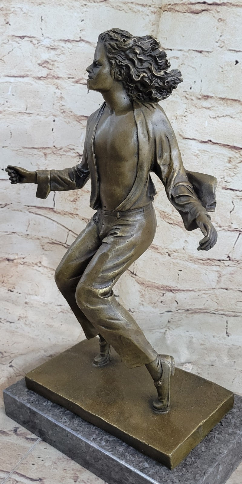 American Icon Michael Jackson Trophy Bronze Singer Memorabilia Sculpture Figure