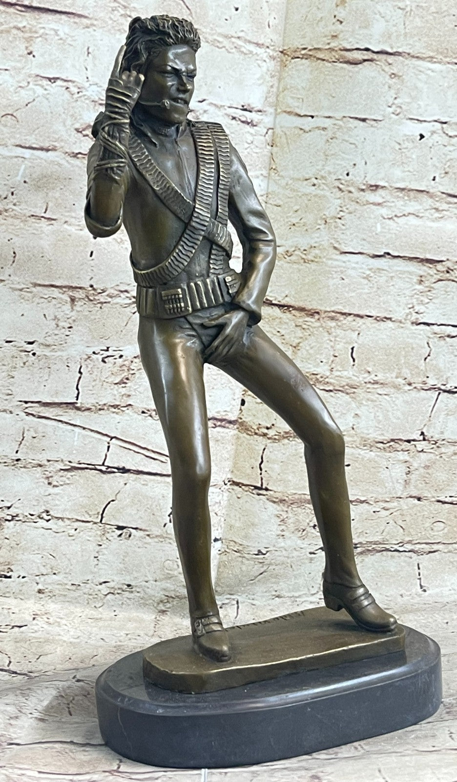 Handcrafted Museum Quality Jackson Five Solid Bronze Sculpture Home Decor