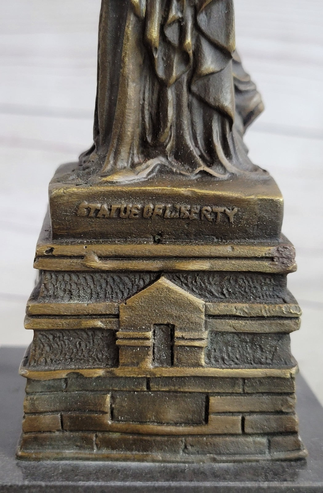 Hot Cast Statue of Liberty Solid Bronze Sculpture Home/Office/Shop Decoration