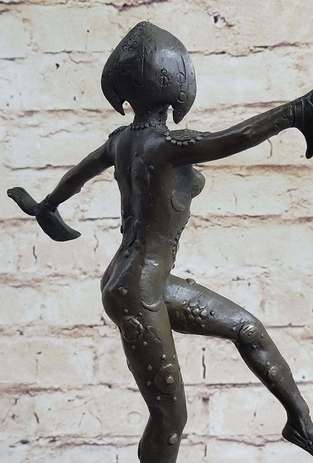 Art Deco French Dancer by D.H Chiparus Classic Dance Bronze Sculpture Statue