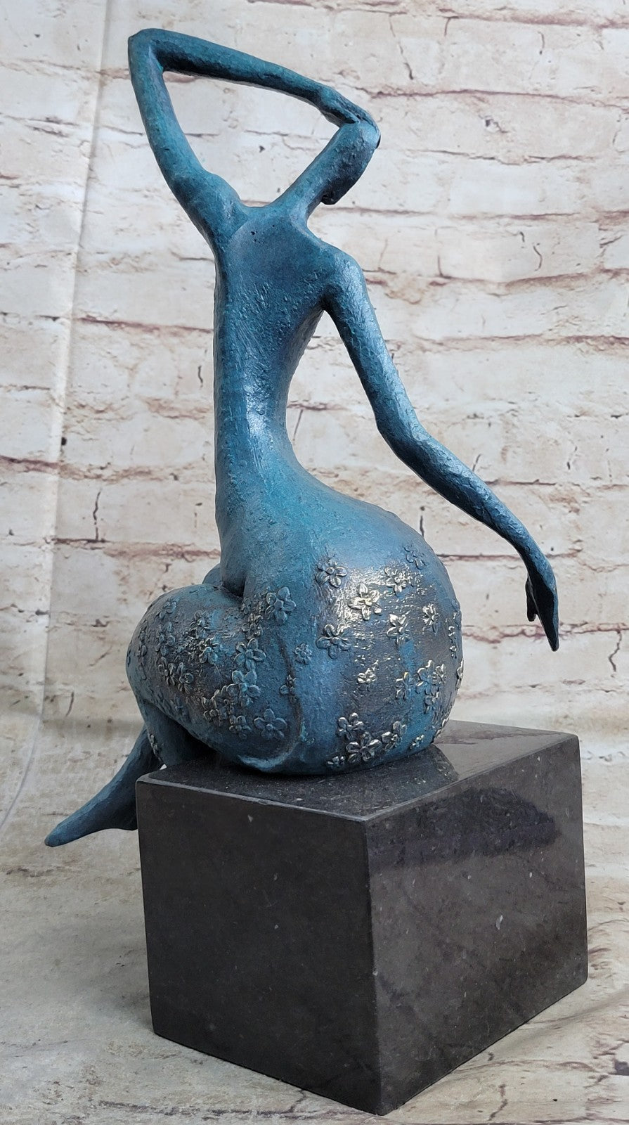 ABSTRACT SOLID BRONZE*DANCER*SCULPTURE FRENCH MILO MID CENTURY MODERNIST SALE