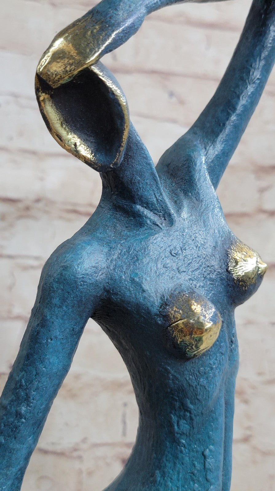 ABSTRACT SOLID BRONZE*DANCER*SCULPTURE FRENCH MILO MID CENTURY MODERNIST SALE