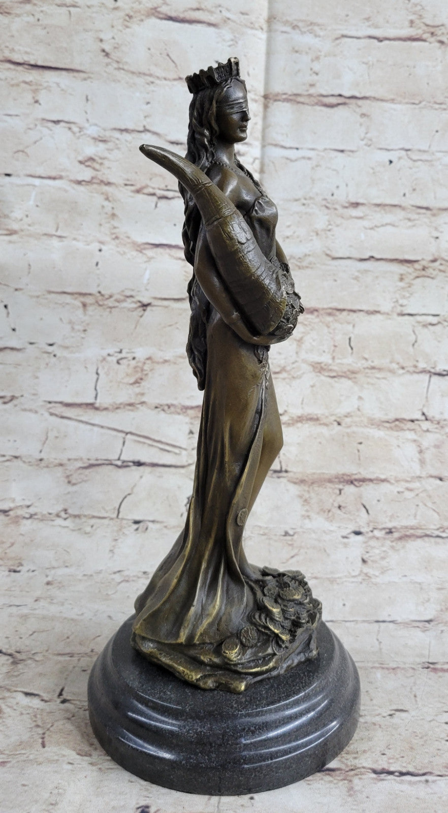 Bronze Sculpture Guardian Angel Bas Relief Protector Religious Belief Statue Dec