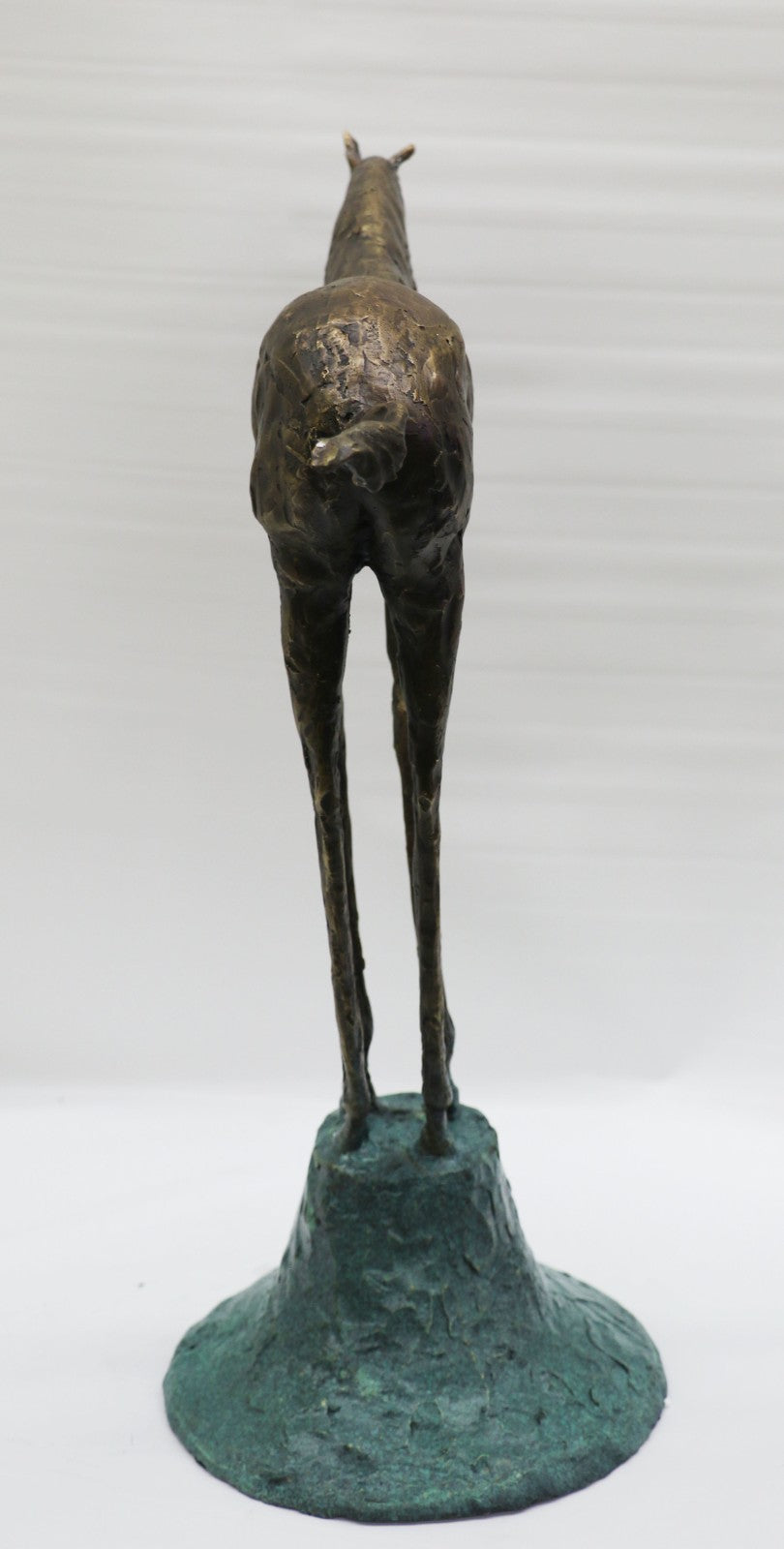 Art Deco Hot Cast Strong Stallion Racing Horse Bronze Sculpture Figurine Figure
