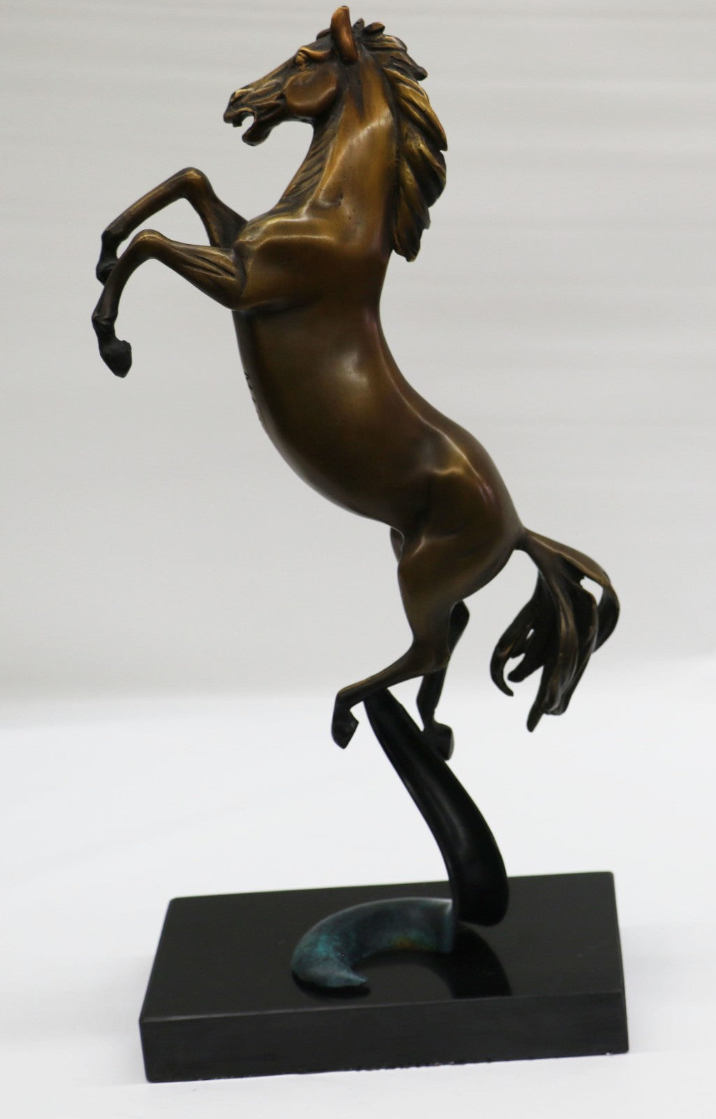 Horse Collectibles Metal Rearing Bronze Wild Sculptures Pony Art Equine Deal