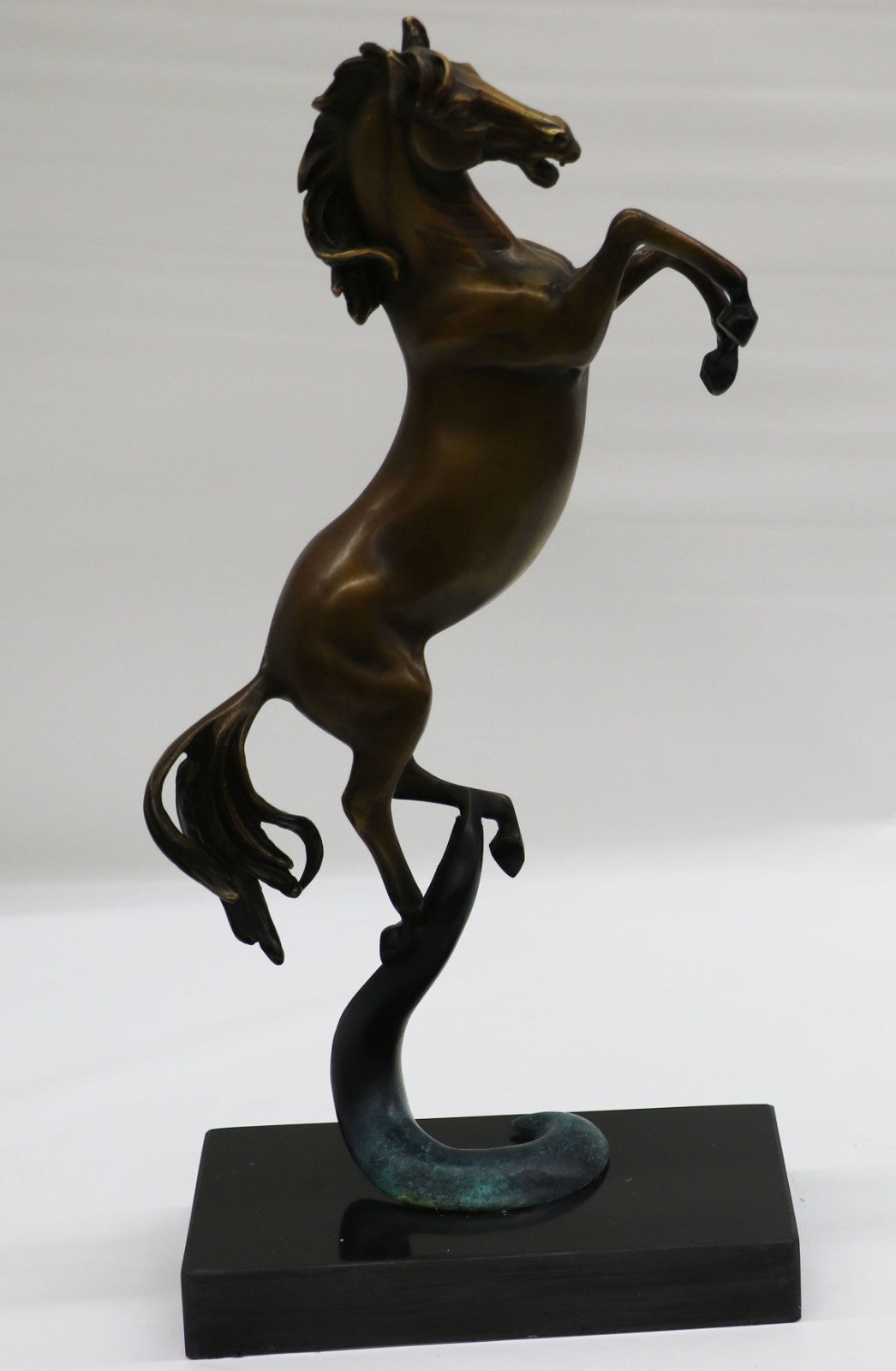 Horse Collectibles Metal Rearing Bronze Wild Sculptures Pony Art Equine Deal