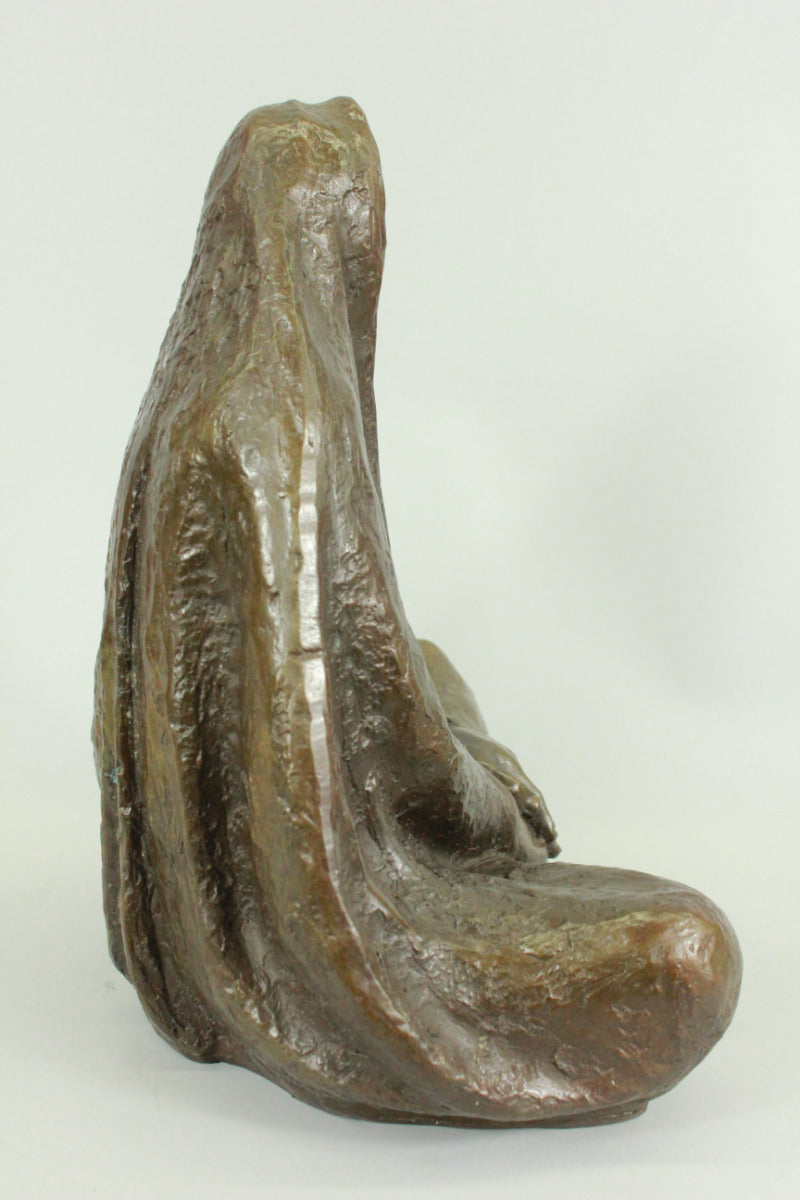 Handcrafted bronze sculpture SALE Elder Wise American Native Original Signed Upd