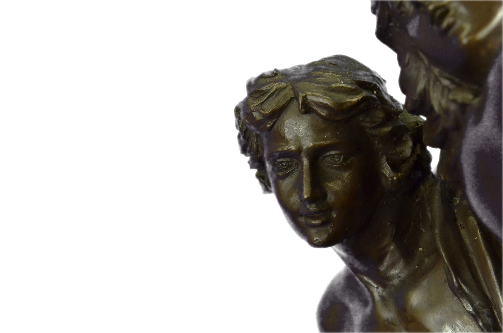 Extra Large 75 LBS Apollo and Daphne Mythical Greek Mythology Bronze Sculpture