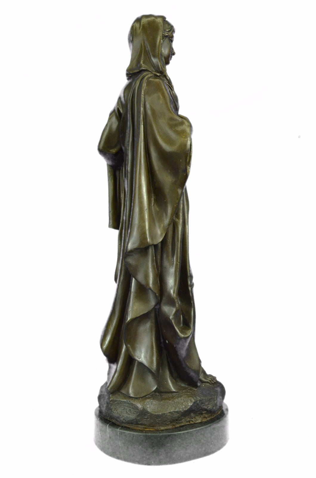 Hot Cast Virgin Mary with Baby Jesus Religious Home Church Bronze Sculpture Stat