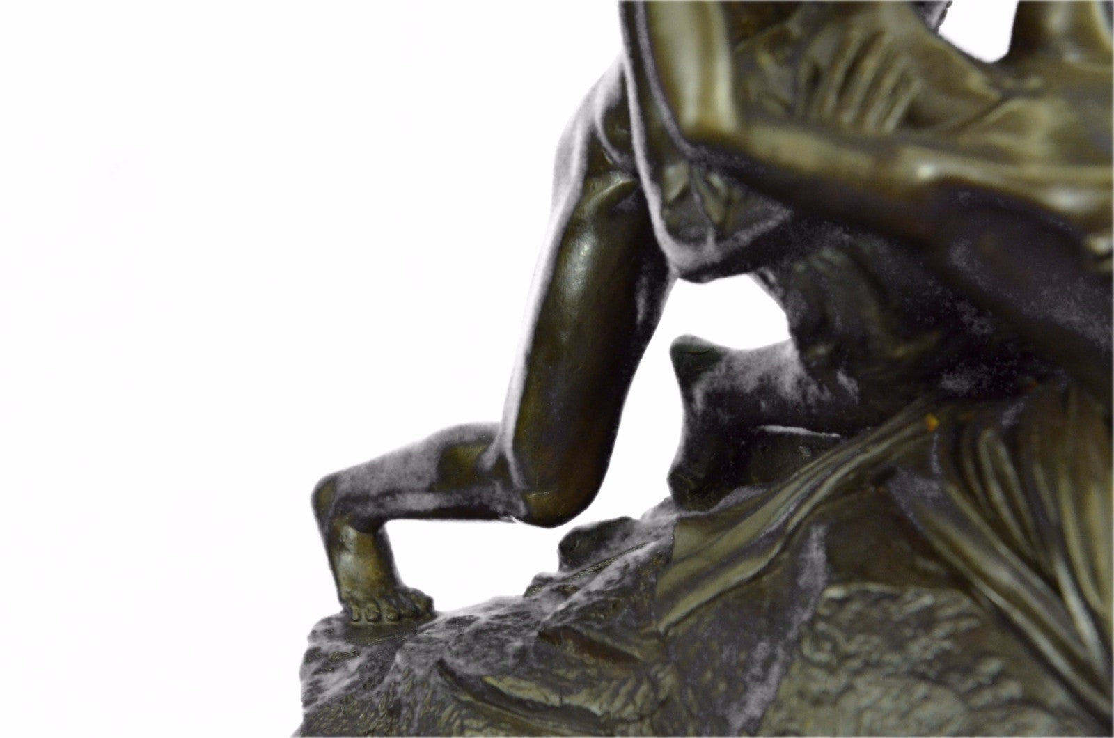 Handcrafted Detailed Museum Quality Classic Artwork Eros and Psyche Bronze Statu