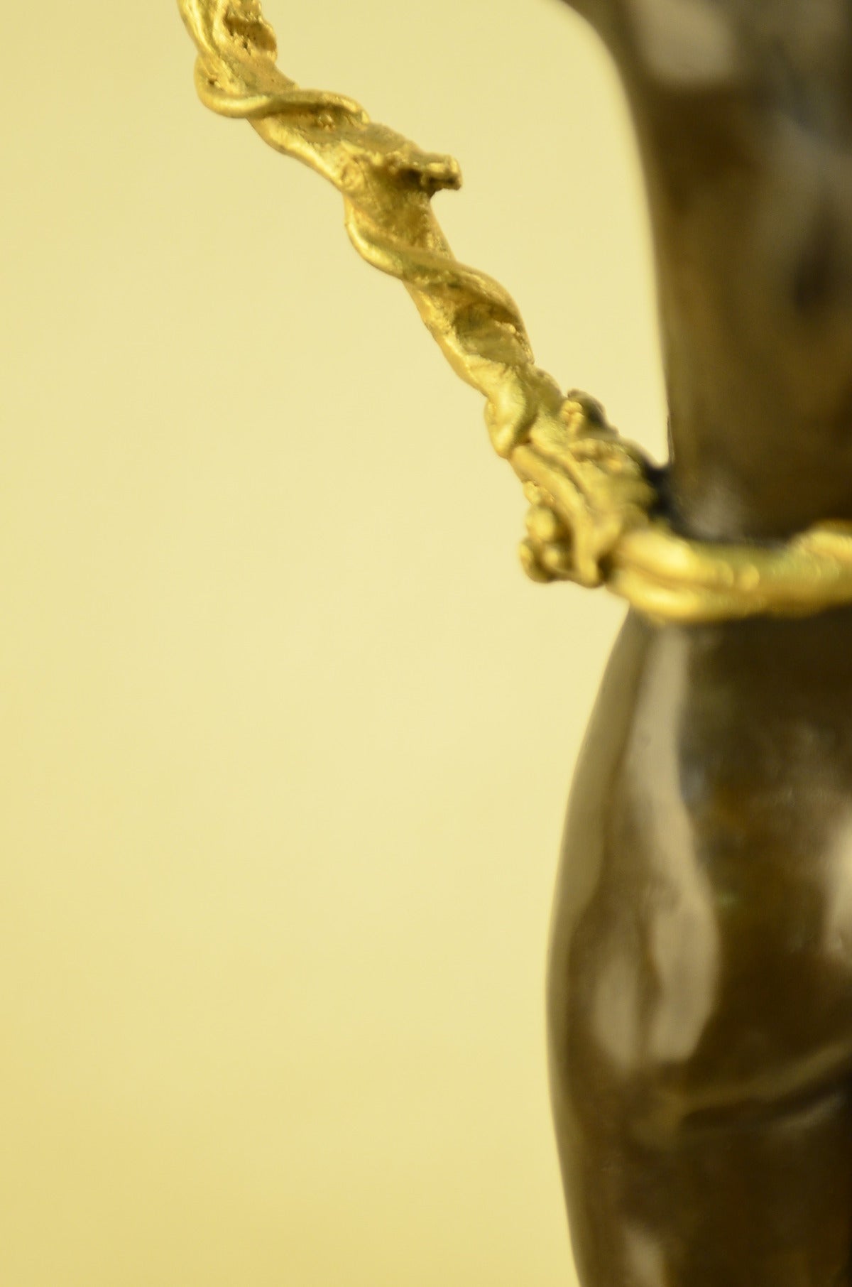 CURVACEOUS, ART DECOR, "THE VINE "SIGNED BRONZE STATUE FIGURINE FIGURE HOT CAST