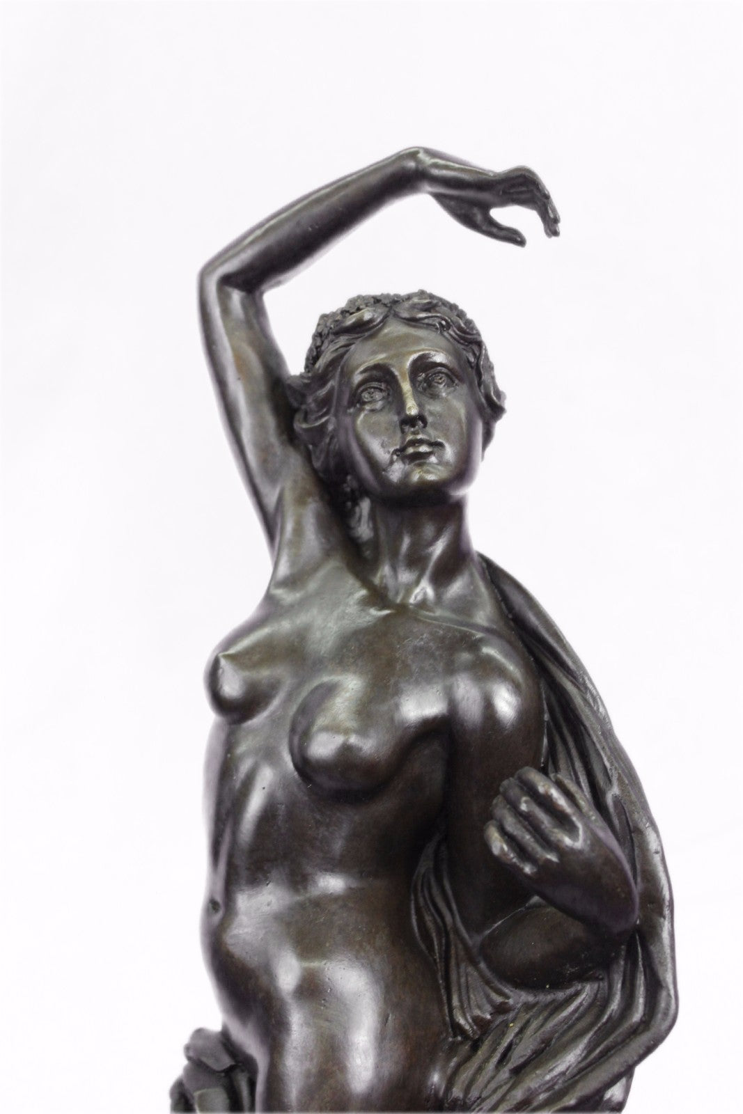 Handcrafted bronze sculpture SALE Nymph Woman Nude Large Vitaleh Aldo Original