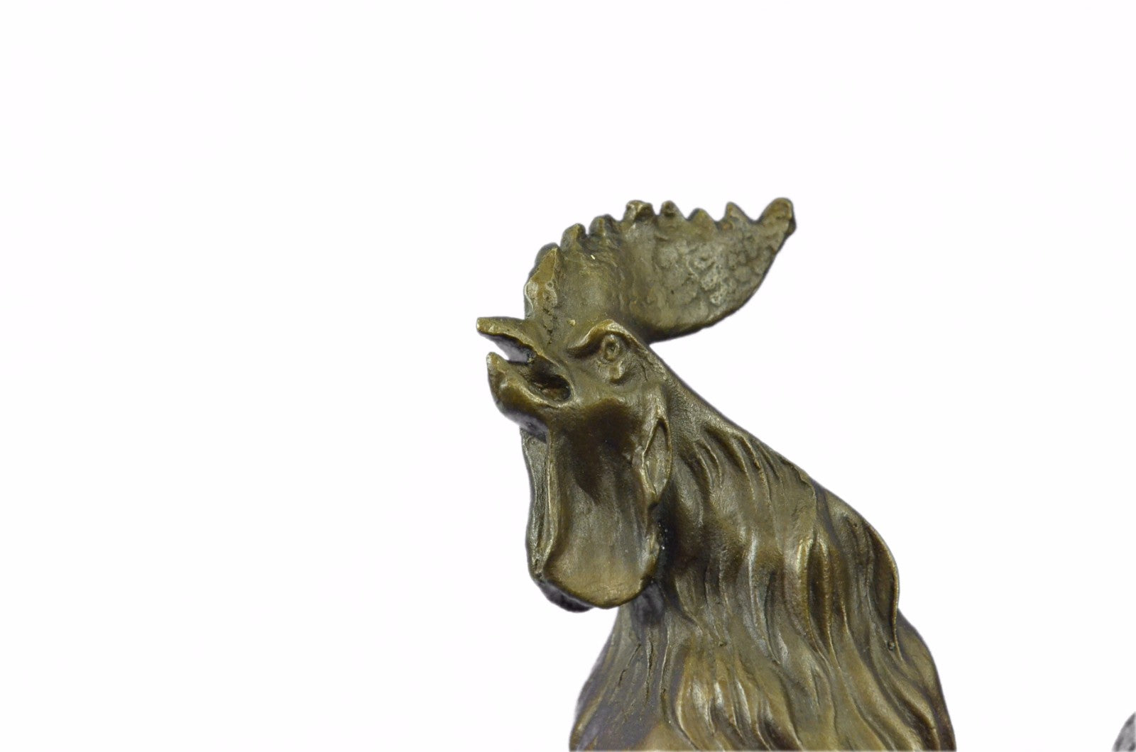 Art Deco Signed Original Milo Rooster Farm/Home Decoration Bronze Sculpture