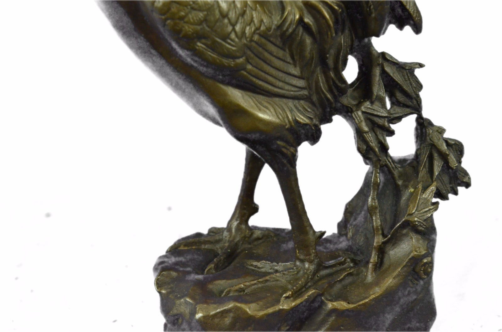 Art Deco Signed Original Milo Rooster Farm/Home Decoration Bronze Sculpture