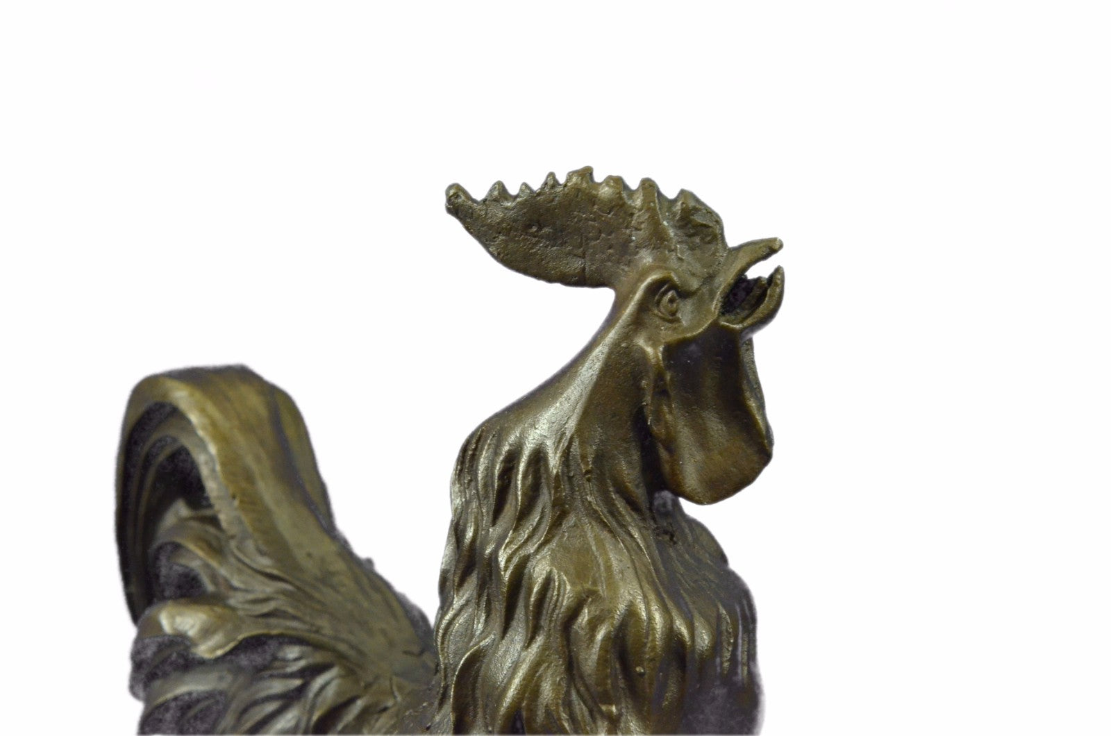 Art Deco Signed Original Milo Rooster Farm/Home Decoration Bronze Sculpture
