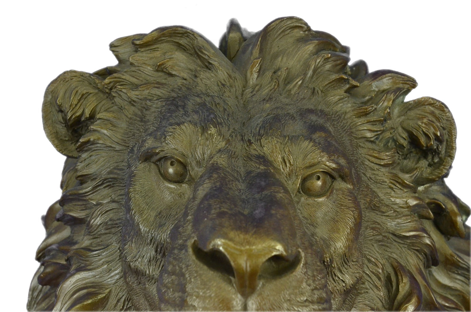 Office/Home decor bronze sculpture Animal Signed Original Large Wall Mount Lion