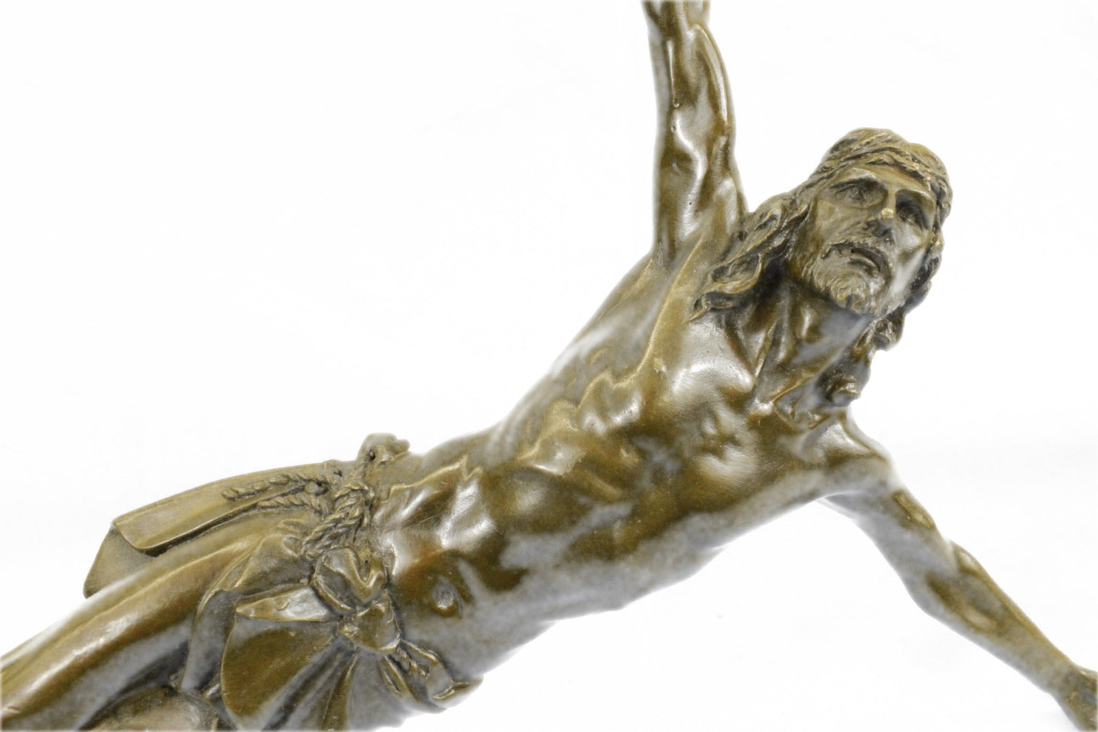 16" Jesus Christ Blessing Statue Figurine Bronze Look Religious Gift Church SALE