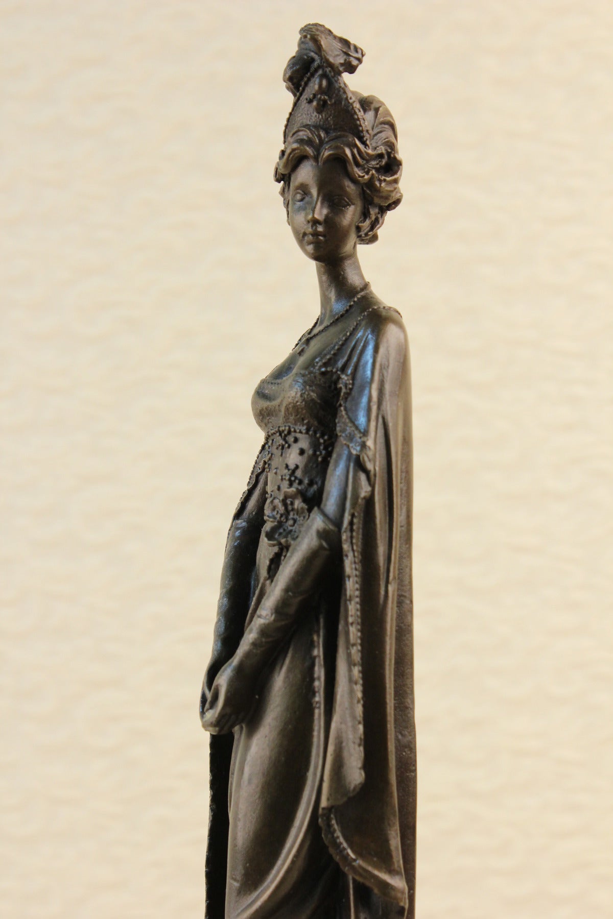 Handcrafted bronze sculpture SALE Deco Garden In Princess Royal Signed