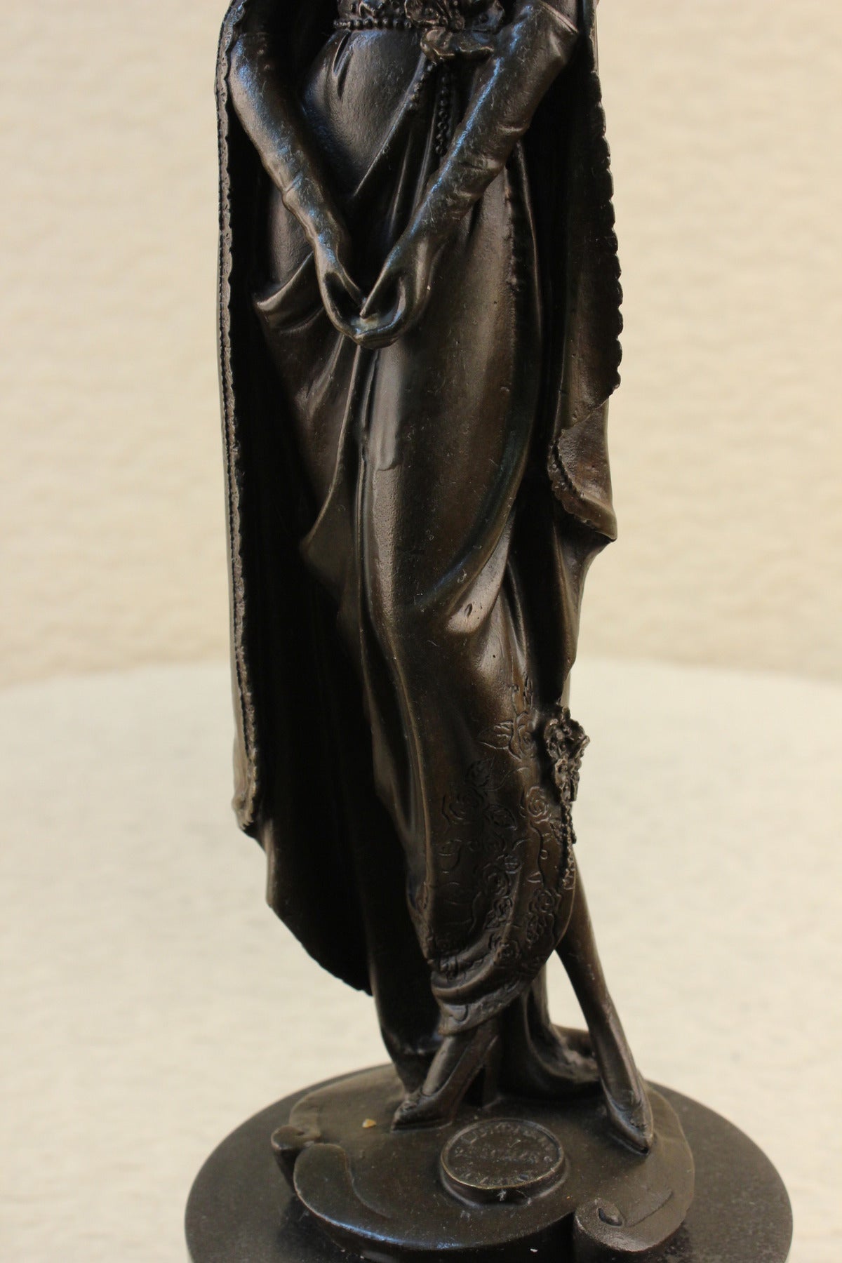 Handcrafted bronze sculpture SALE Deco Garden In Princess Royal Signed