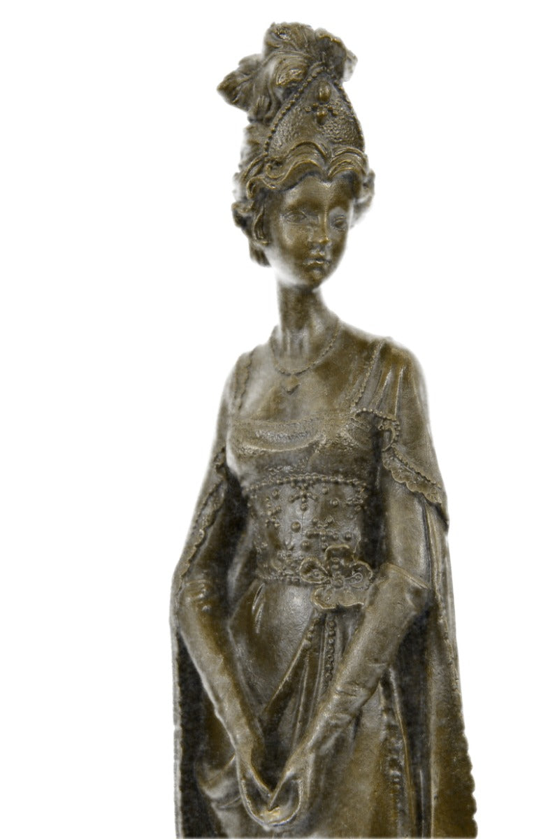 Handcrafted bronze sculpture SALE Deco Garden In Princess Royal Signed