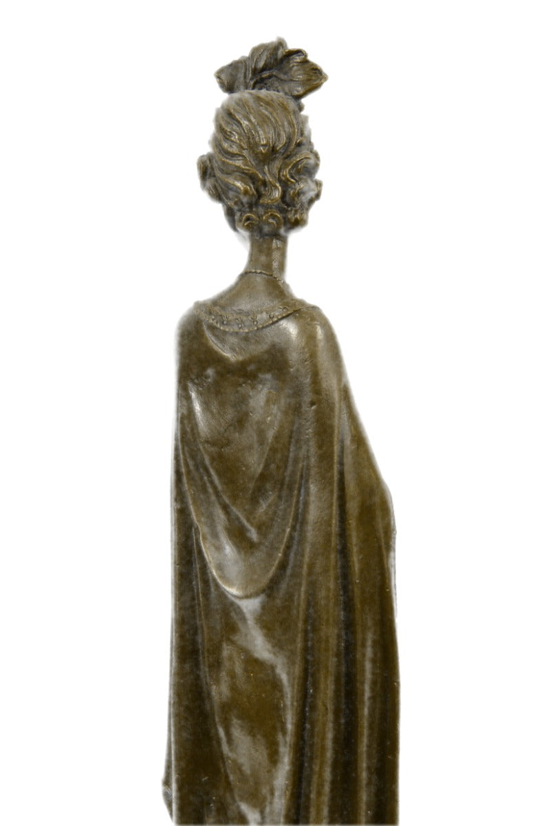 Handcrafted bronze sculpture SALE Deco Garden In Princess Royal Signed