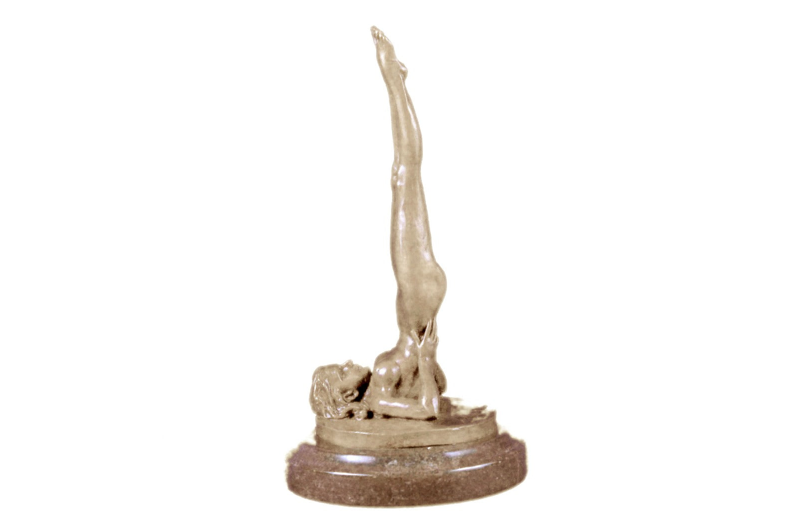 Handcrafted bronze sculpture SALE Lady Nude Delore Pasquale Original Signed *