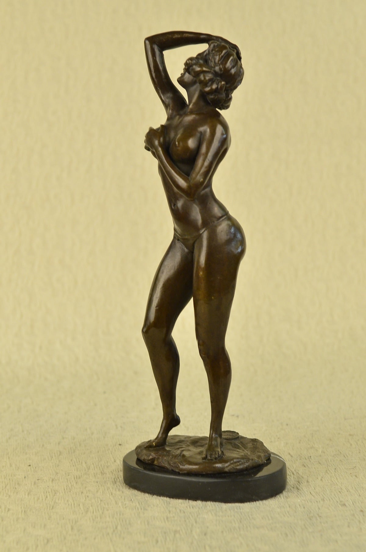 Handcrafted bronze sculpture SALE Erot Delore By Stripper Nude Detailed Highly