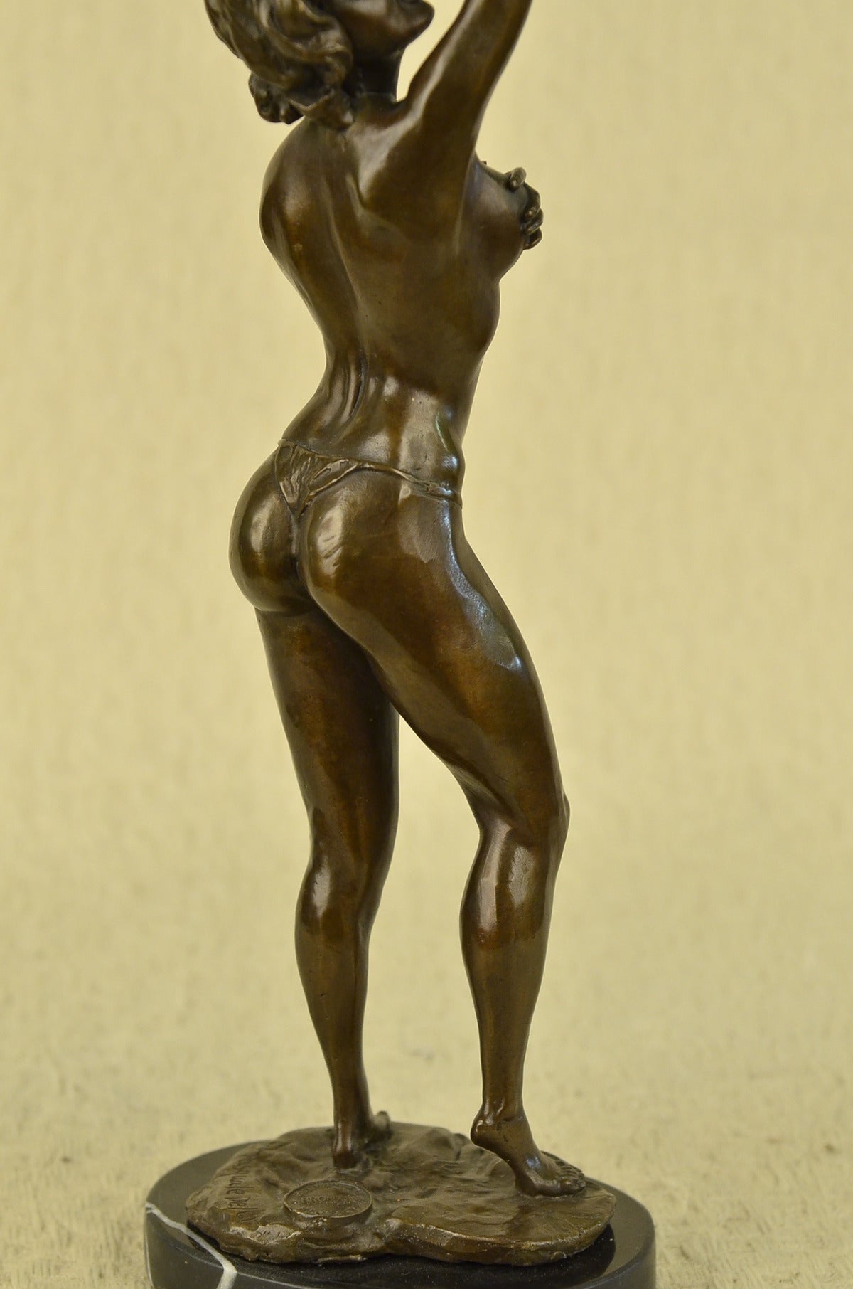 Handcrafted bronze sculpture SALE Erot Delore By Stripper Nude Detailed Highly