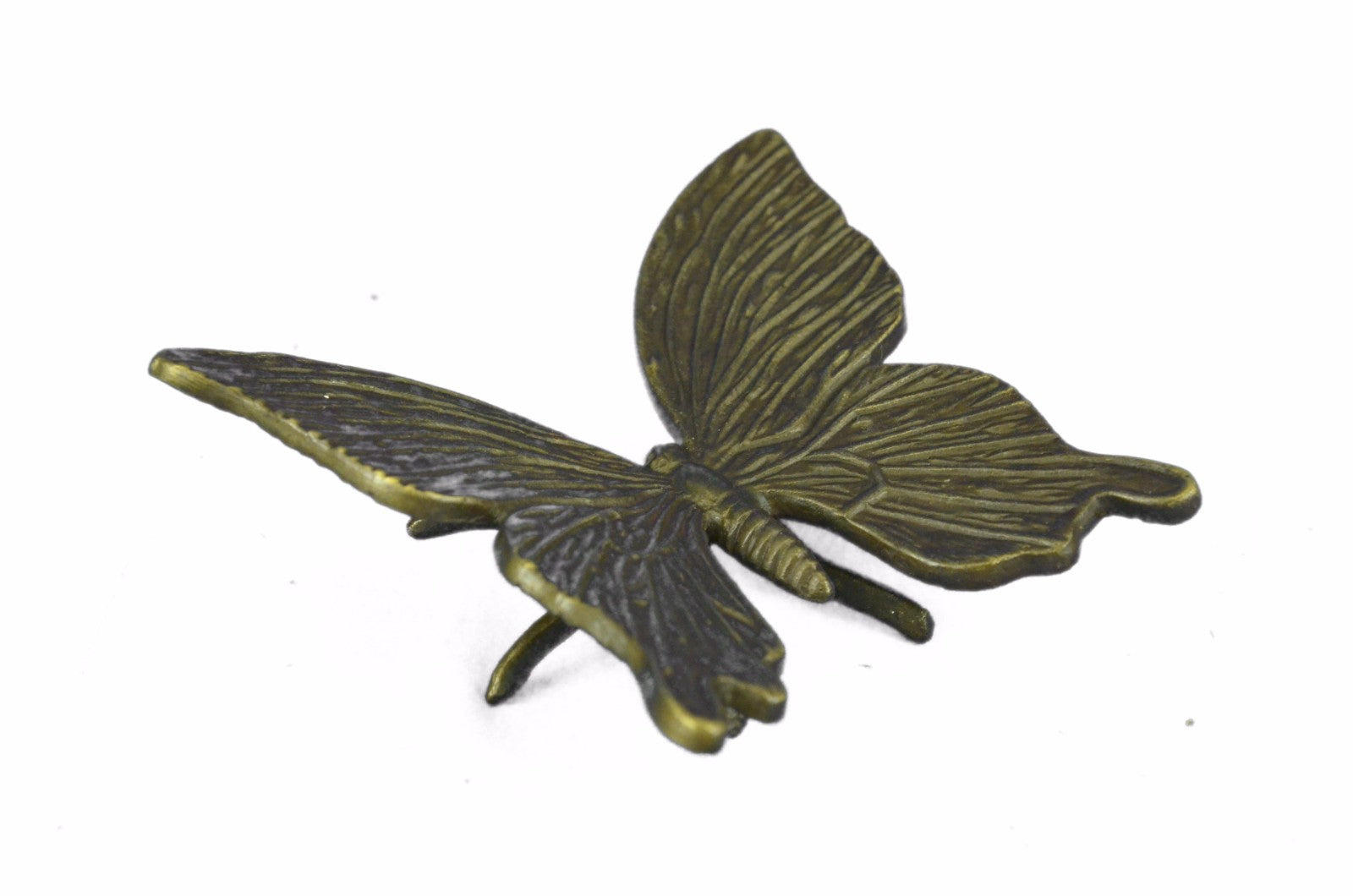 Handcrafted Vienna Bonze Butterfly Brown Patina Sculpture Paper Holder Statue