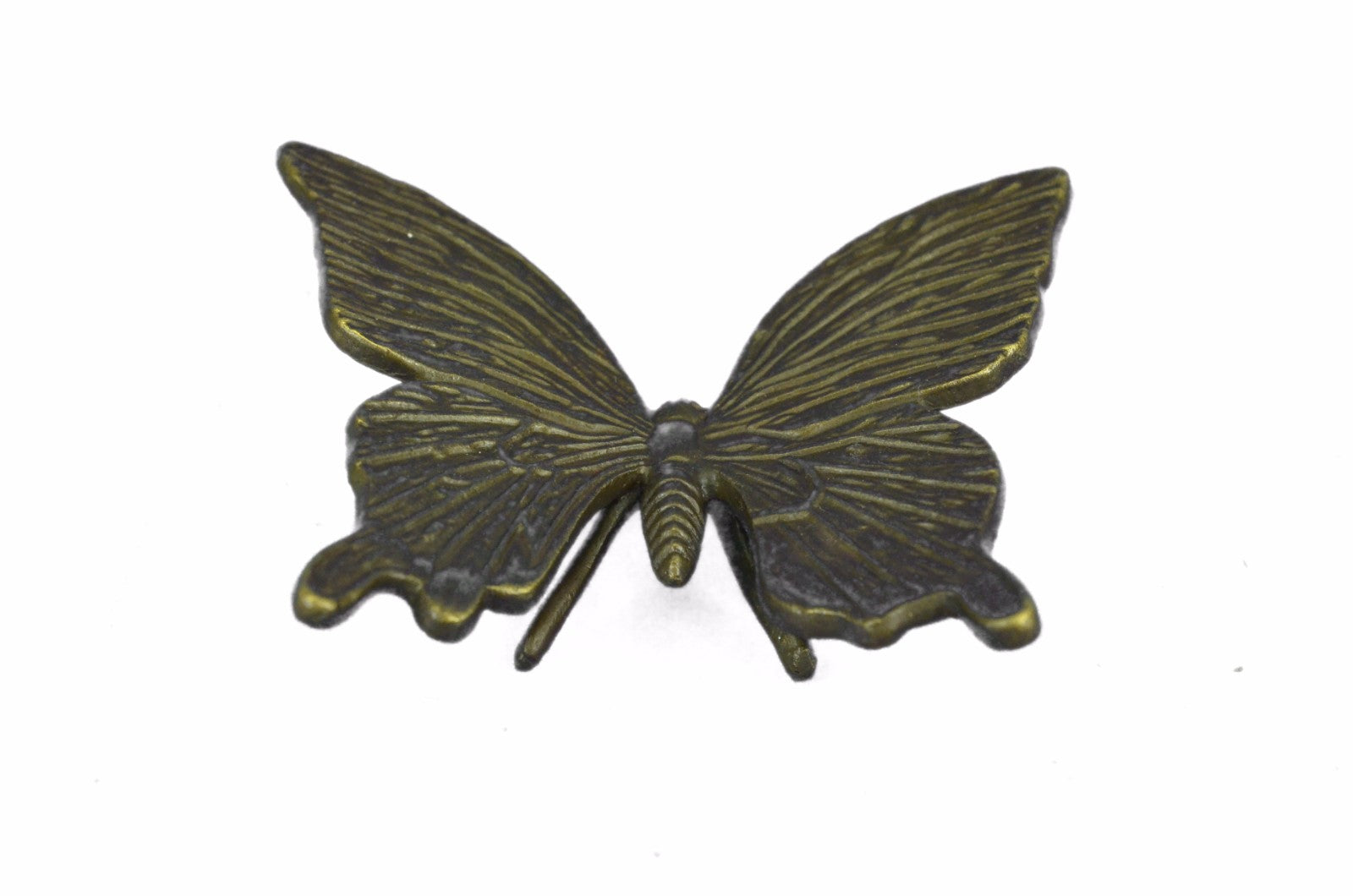 Handcrafted Vienna Bonze Butterfly Brown Patina Sculpture Paper Holder Statue